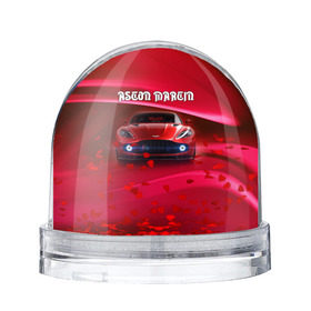 Водяной шар Aston Martin: в Ухте, Пластик | Изображение внутри шара печатается на глянцевой фотобумаге с двух сторон | aston martin | авто | автомобиль | астон мартин | суперкар