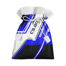 Подарочный 3D мешок с принтом CS:GO - Railgun в Ухте, 100% полиэстер | Размер: 29*39 см | awp skin | counter strike | cs go | cs go   awp | railgun | cs:go   railgun | railgun