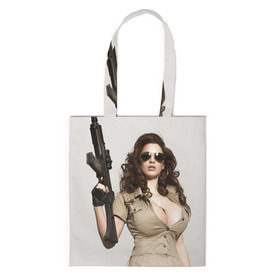 Сумка 3D повседневная Шериф: в Ухте, 100% полиэстер | Плотность: 200 г/м2; Размер: 34×35 см; Высота лямок: 30 см | sheriff | девушка