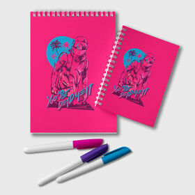 Блокнот Hotline Miami 6: в Ухте, 100% бумага | 48 листов, плотность листов — 60 г/м2, плотность картонной обложки — 250 г/м2. Листы скреплены удобной пружинной спиралью. Цвет линий — светло-серый
 | game | hotline miami | hotlinemiami | игры | майями | хотлайн | хотланй майами