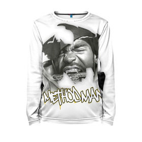 Детский лонгслив 3D с принтом Wu-tang Clan в Ухте, 100% полиэстер | длинные рукава, круглый вырез горловины, полуприлегающий силуэт
 | Тематика изображения на принте: methodman