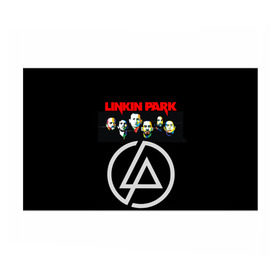 Бумага для упаковки 3D с принтом Linkin Park в Ухте, пластик и полированная сталь | круглая форма, металлическое крепление в виде кольца | linkin park