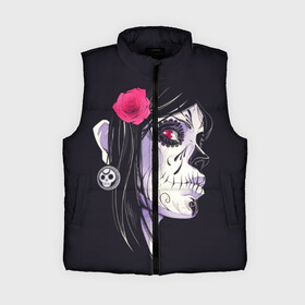 Женский жилет утепленный 3D День мертвецов: в Ухте,  |  | mexi | день мертвых | мексика | мексиканский череп | мертвецов | орнамент | праздник | узоры | цветы
