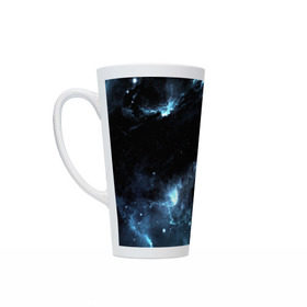 Кружка Латте с принтом Atlantis в Ухте, Белая керамика | Объем 480 мл; Высота 150 мм; Диаметр 90 мм | звезды | небо | туманность