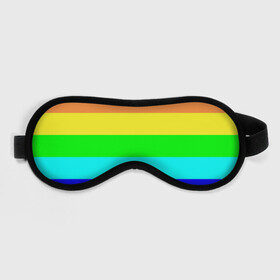 Маска для сна 3D с принтом Радуга в Ухте, внешний слой — 100% полиэфир, внутренний слой — 100% хлопок, между ними — поролон |  | жёлтый | зелёный | красный | оранжевый | полосы | радуга | синий | фиолетовый
