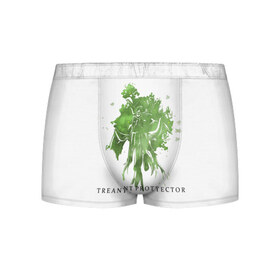 Мужские трусы 3D с принтом Treant Protector в Ухте, 50% хлопок, 50% полиэстер | классическая посадка, на поясе мягкая тканевая резинка | Тематика изображения на принте: dota 2 | treant protector | дерево | дота
