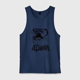 Мужская майка хлопок с принтом Asking Alexandria в Ухте, 100% хлопок |  | Тематика изображения на принте: alternative | asking alexandria | hardcore | metal | post hardcore | rock | scream | sxe
