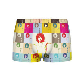 Мужские трусы 3D с принтом Pop Art Jim Morrison The Doors в Ухте, 50% хлопок, 50% полиэстер | классическая посадка, на поясе мягкая тканевая резинка | jim morrison | the doors | арт | дорс | моррисон