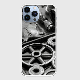 Чехол для iPhone 13 Pro Max Железо: в Ухте,  |  | болты | гайки | железо | механизм | стимпанк | шестеренки