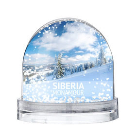 Снежный шар с принтом Сибирь в Ухте, Пластик | Изображение внутри шара печатается на глянцевой фотобумаге с двух сторон | сибирь