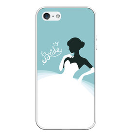 Чехол для iPhone 5/5S матовый с принтом Bride 1 в Ухте, Силикон | Область печати: задняя сторона чехла, без боковых панелей | bride | team | девичник | девишник | жена | невеста | свадебный | свадьба