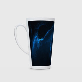 Кружка Латте с принтом Вселенная в Ухте, Белая керамика | Объем 480 мл; Высота 150 мм; Диаметр 90 мм | 3д | вселенная | гравитация | звезда | космос | новая
