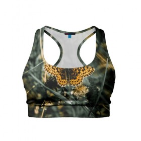 Женский спортивный топ 3D Королевская бабочка: в Ухте, 82% полиэстер, 18% спандекс Ткань безопасна для здоровья, позволяет коже дышать, не мнется и не растягивается |  |