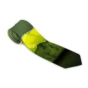 Галстук 3D с принтом Яблоко в Ухте, 100% полиэстер | Длина 148 см; Плотность 150-180 г/м2 | арт | зеленый | новые | улитка | фантастика | фрукты | яблоко