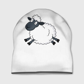 Шапка 3D с принтом Барашка в Ухте, 100% полиэстер | универсальный размер, печать по всей поверхности изделия | Тематика изображения на принте: 