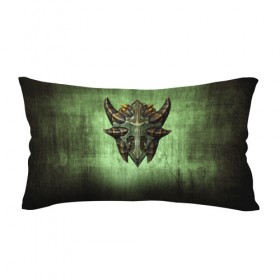 Подушка 3D антистресс с принтом Чешуйчатый щит Дракона в Ухте, наволочка — 100% полиэстер, наполнитель — вспененный полистирол | состоит из подушки и наволочки на молнии | Тематика изображения на принте: дракон | игрок | игры | компьютерные игры | щит