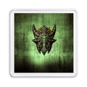 Магнит 55*55 с принтом Чешуйчатый щит Дракона в Ухте, Пластик | Размер: 65*65 мм; Размер печати: 55*55 мм | Тематика изображения на принте: дракон | игрок | игры | компьютерные игры | щит