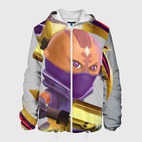 Мужская куртка 3D с принтом Large Head в Ухте, ткань верха — 100% полиэстер, подклад — флис | прямой крой, подол и капюшон оформлены резинкой с фиксаторами, два кармана без застежек по бокам, один большой потайной карман на груди. Карман на груди застегивается на липучку | antimage | dota | dota 2 | антимаг | дота | дотан | раки