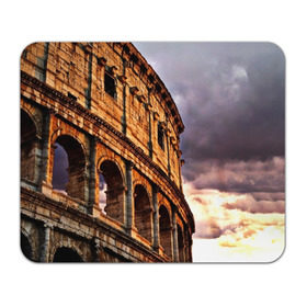 Коврик прямоугольный с принтом Колизей в Ухте, натуральный каучук | размер 230 х 185 мм; запечатка лицевой стороны | Тематика изображения на принте: архитектура | италия | колизей | отпуск | путешествие | развалины | туризм | турист