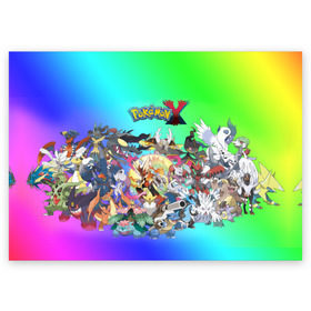 Поздравительная открытка Покемоны: в Ухте, 100% бумага | плотность бумаги 280 г/м2, матовая, на обратной стороне линовка и место для марки
 | pokemon go | pokemons | покемон | покемон го | покемон гоу | покемоны