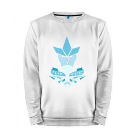 Мужской свитшот хлопок с принтом Team mystic в Ухте, 100% хлопок |  | Тематика изображения на принте: 