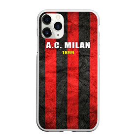 Чехол для iPhone 11 Pro матовый с принтом A C Milan в Ухте, Силикон |  | болельщик | италия | клуб | милан | фанат | футбол | футболист