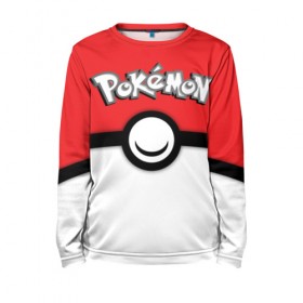 Детский лонгслив 3D с принтом Покеболл в Ухте, 100% полиэстер | длинные рукава, круглый вырез горловины, полуприлегающий силуэт
 | игра