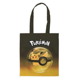 Сумка 3D повседневная с принтом Покеболл в Ухте, 100% полиэстер | Плотность: 200 г/м2; Размер: 34×35 см; Высота лямок: 30 см | покеболл