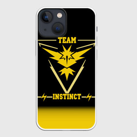 Чехол для iPhone 13 mini с принтом Team Instinct в Ухте,  |  | Тематика изображения на принте: go | instinct | pokemon | team | покемон