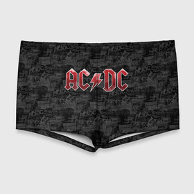 Мужские купальные плавки 3D с принтом AC/DC в Ухте, Полиэстер 85%, Спандекс 15% |  | ac dc | acdc | rock | ангус янг | рок