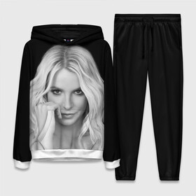 Женский костюм 3D (с толстовкой) с принтом Бритни Спирс в Ухте,  |  | Тематика изображения на принте: britney spears | звезда | знаменитость | музыка | певица