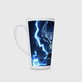 Кружка Латте с принтом Молния в Ухте, Белая керамика | Объем 480 мл; Высота 150 мм; Диаметр 90 мм | dota | dota 2 | razor | дота | дотан | разор | раки | рейзор