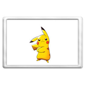 Магнит 45*70 с принтом Пикачу в Ухте, Пластик | Размер: 78*52 мм; Размер печати: 70*45 | 