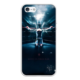 Чехол для iPhone 5/5S матовый с принтом Give us this day! в Ухте, Силикон | Область печати: задняя сторона чехла, без боковых панелей | мэнни пакьяо