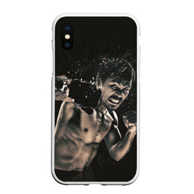 Чехол для iPhone XS Max матовый с принтом Мэнни Пакьяо в Ухте, Силикон | Область печати: задняя сторона чехла, без боковых панелей | Тематика изображения на принте: мэнни пакьяо