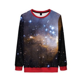 Женский свитшот 3D с принтом Вселенная в Ухте, 100% полиэстер с мягким внутренним слоем | круглый вырез горловины, мягкая резинка на манжетах и поясе, свободная посадка по фигуре | вселенная | галактика | звёзды | космическое пространство | космос | созвездие