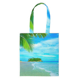 Сумка 3D повседневная с принтом Лето в Ухте, 100% полиэстер | Плотность: 200 г/м2; Размер: 34×35 см; Высота лямок: 30 см | берег | лето | море | отдых