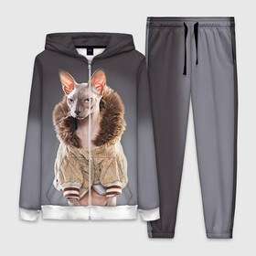 Женский костюм 3D с принтом Сфинкс 4 в Ухте,  |  | кот | котенок | котик | котэ | кошка | сфинкс