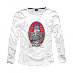 Женский лонгслив 3D Хипстер 23: в Ухте, 100% полиэстер | длинные рукава, круглый вырез горловины, полуприлегающий силуэт |