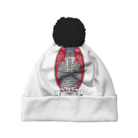 Шапка 3D c помпоном Хипстер 23: в Ухте, 100% полиэстер | универсальный размер, печать по всей поверхности изделия |