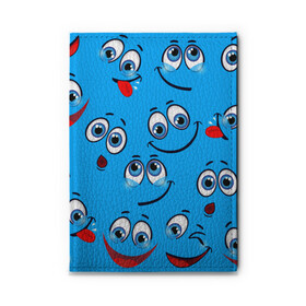 Обложка для автодокументов Смайлик: в Ухте, натуральная кожа |  размер 19,9*13 см; внутри 4 больших “конверта” для документов и один маленький отдел — туда идеально встанут права |