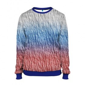 Женский свитшот 3D с принтом Текстура стены ,флаг в Ухте, 100% полиэстер с мягким внутренним слоем | круглый вырез горловины, мягкая резинка на манжетах и поясе, свободная посадка по фигуре | линии | патриот | полосы | стена | текстура | трещины | флаг | форма | фото | цвет