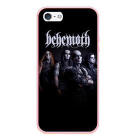 Чехол для iPhone 5/5S матовый Behemoth: в Ухте, Силикон | Область печати: задняя сторона чехла, без боковых панелей | behemoth | dark | deathmetal | metal | бегемот | блэк метал