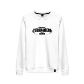 Женский свитшот хлопок Unreal Tournament 2004: в Ухте, 100% хлопок | прямой крой, круглый вырез, на манжетах и по низу широкая трикотажная резинка  | 2004 | unreal tournament