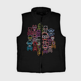 Женский жилет утепленный 3D Импрессионизм 5: в Ухте,  |  | skull | черепок | яркий