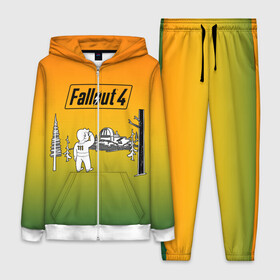 Женский костюм 3D с принтом Волт бой 111 Fallout 4 в Ухте,  |  | fallout 4 | vault boy | волт бой | фаллаут