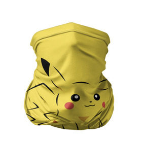 Бандана-труба 3D с принтом Pikachu в Ухте, 100% полиэстер, ткань с особыми свойствами — Activecool | плотность 150‒180 г/м2; хорошо тянется, но сохраняет форму | pikachu | pokeboll | pokemon | пикачу | покеболл | покемон
