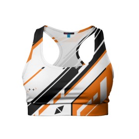 Женский спортивный топ 3D с принтом cs:go - Asiimov P90 Style в Ухте, 82% полиэстер, 18% спандекс Ткань безопасна для здоровья, позволяет коже дышать, не мнется и не растягивается |  | asiimov | cs | csgo | азимов | кс