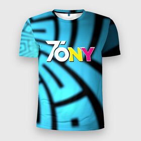 Мужская футболка 3D спортивная с принтом TonyCreative 5 в Ухте, 100% полиэстер с улучшенными характеристиками | приталенный силуэт, круглая горловина, широкие плечи, сужается к линии бедра | Тематика изображения на принте: minecraft | teamcrtv | tony | tony creative | tonycreative | yotube | блоггер | блогер | майнкрафт | тони | тони креатив | ютуб | ютьюб