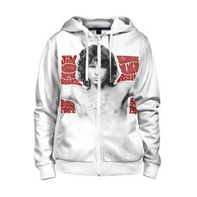 Детская толстовка 3D на молнии с принтом Jim Morisson в Ухте, 100% полиэстер |  манжеты и пояс оформлены широкой мягкой резинкой, двухслойный капюшон со шнурком для регулировки, спереди карманы и застежка-молния
 | Тематика изображения на принте: doors | jim morisson | rock | джим моррисон | музыка | о.м.с.к. | рок